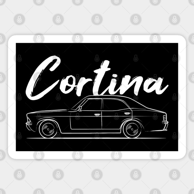 Classic Legend Cortina MK3 Magnet by GoldenTuners